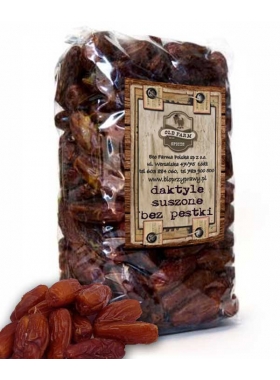 DAKTYLE SUSZONE BEZ PESTEK 1 KG DAKTYL NATURALNY
